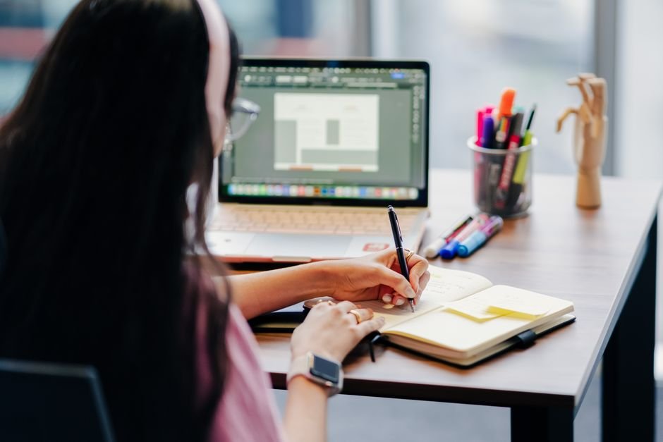 Figma Alternatives - UX Designer Working On Wireframes Desktop Overview